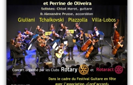 Concert de l'orchestre Arcangelo  
Giuliani    Villa-Lobos   Tchaïkowski    Piazzolla